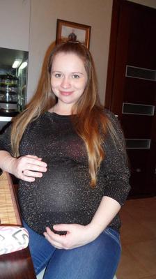 Cute Russian Preggo with Huge Belly 