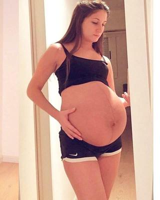 Leckere Preggo -Amateure