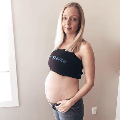 Stunning Pregnant Blonde 